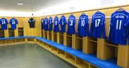 Stamford Bridge stadium dressing room